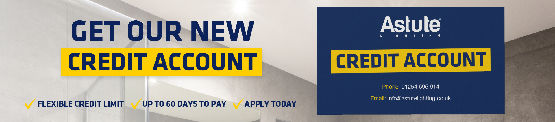 credit account page banner