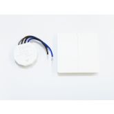 Universal 2 Gang Push Dimmer Kinetic Switch w/ 2 x Dimming Module (RF)