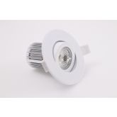 30º Tilt 8W Dimmable LED Spotlight (3000k - Warm White)