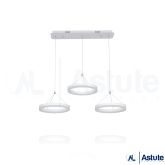 Tri-Halo Pendant LED Ceiling Light (5000k - Cool White)