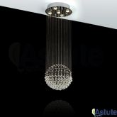 Pendant Ball Drop Crystal Chandelier (Bulbs Included)
