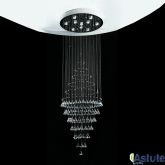 Pendant Rain Drop Crystal Chandelier (Bulbs Included)