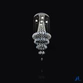 Pendant Diamond Drop Crystal Chandelier (Bulbs Included)