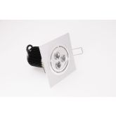 9W 30° Tilt LED Spotlight - Square (Driver Included)