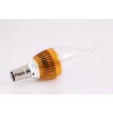 Dimmable 4W B15 LED Clear Candle Bulb (3000k - Warm White)