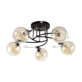 Contemporary 5 Orb Ceiling Light - CHR118