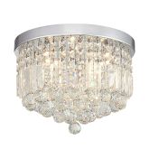 Crystal LED Chandelier w/ K9 Clear Crystal Glass - CHR103B