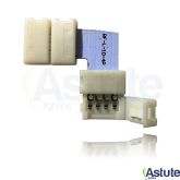 90º Clip Connection for 10mm wide LED RGB Strip (No Solder Required)