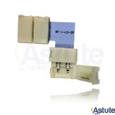 90º Clip Connection for 10mm Wide LED Strip Single Colour (No Solder Required)