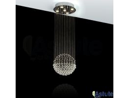 Pendant Ball Drop Crystal Chandelier (Bulbs Included)