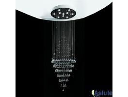 Pendant Rain Drop Crystal Chandelier (Bulbs Included)