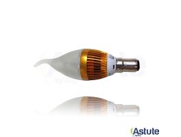 Dimmable 4W B15 LED Frosted Candle Bulb (3000k - Warm White)