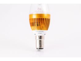 Dimmable 4W B15 LED Frosted Candle Bulb (3000k - Warm White)