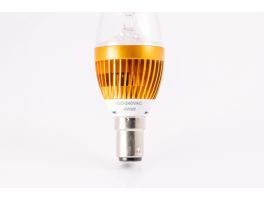 Dimmable 4W B15 LED Clear Candle Bulb (3000k - Warm White)
