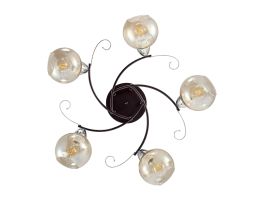 Contemporary 5 Orb Ceiling Light - CHR118