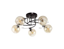 Contemporary 5 Orb Ceiling Light - CHR118