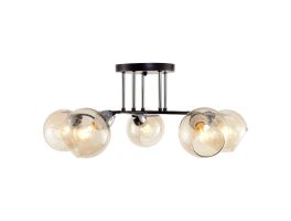 Contemporary 5 Orb Ceiling Light - CHR118