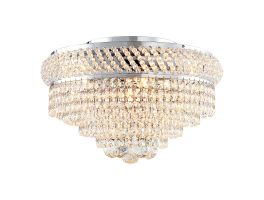 Crystal LED Chandelier w/ K9 Clear Crystal Glass - CHR106B