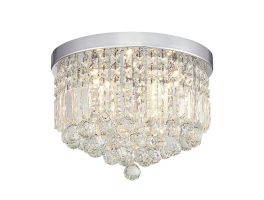 Crystal LED Chandelier w/ K9 Clear Crystal Glass - CHR103B