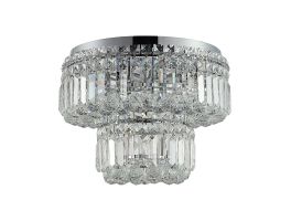 Crystal LED Chandelier w/ K9 Clear Crystal Glass - CHR102
