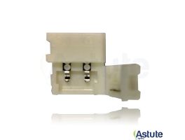 Straight connectors for 2 pin single colour