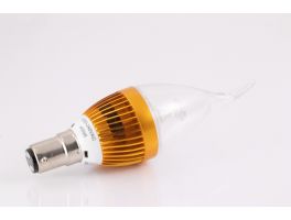 Dimmable 4W B15 LED Frosted Candle Bulb (3000k - Warm White)