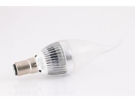 Dimmable 4W B15 LED Frosted Candle Bulb (6000k - Cool White)